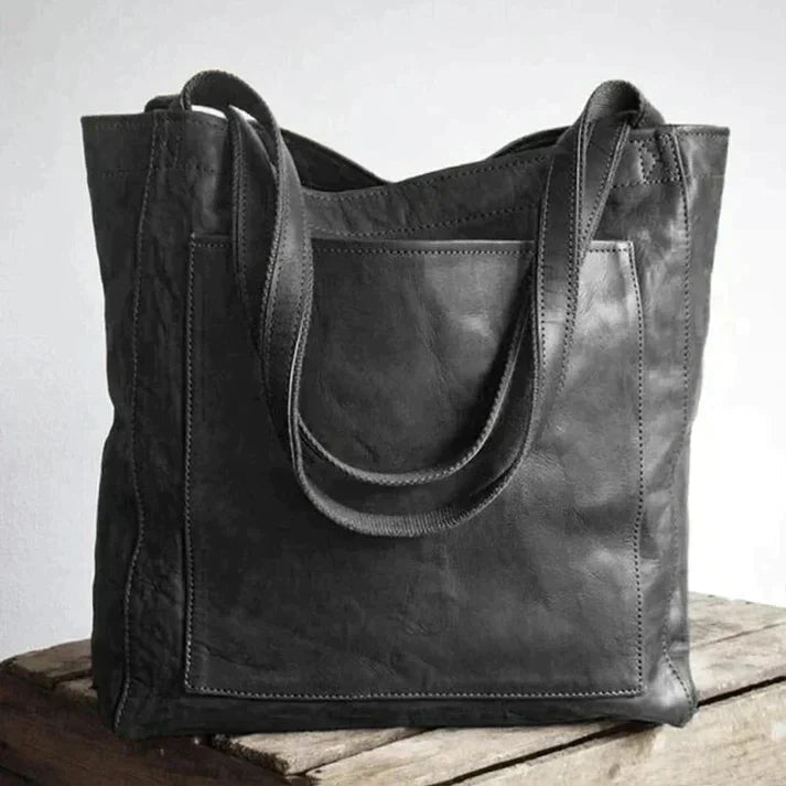 Women's Shoulder Bag Crafted from Soft Faux Leather