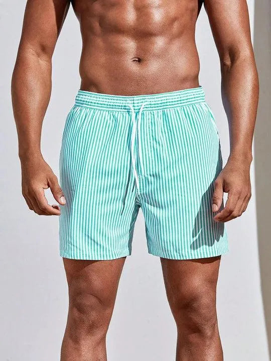 Men's Striped Swim Shorts | Summer