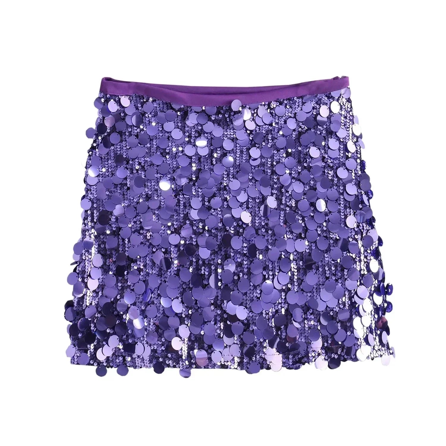 Women’s Glittery High-Waisted Skirt | Mini