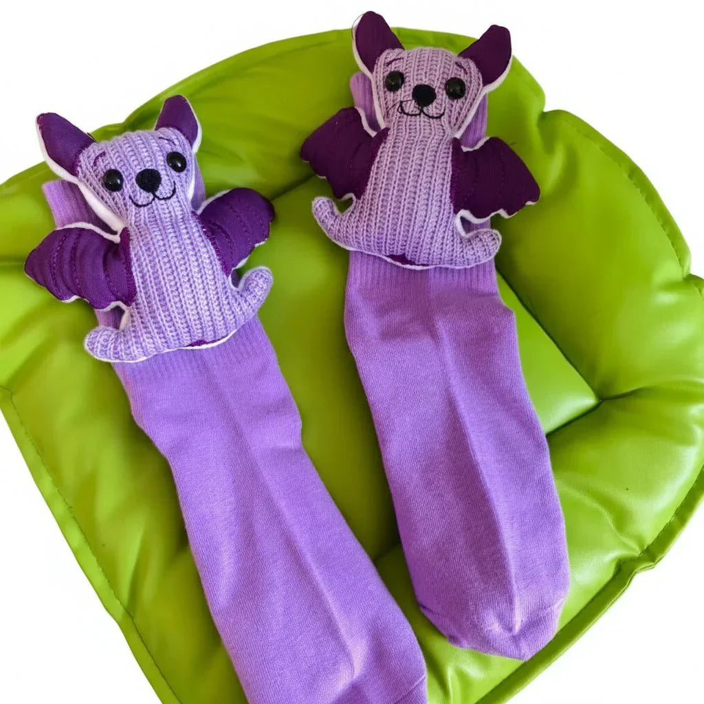 Cozy House Socks with Adorable 3D Animal Design and Safe Non-Slip Sole