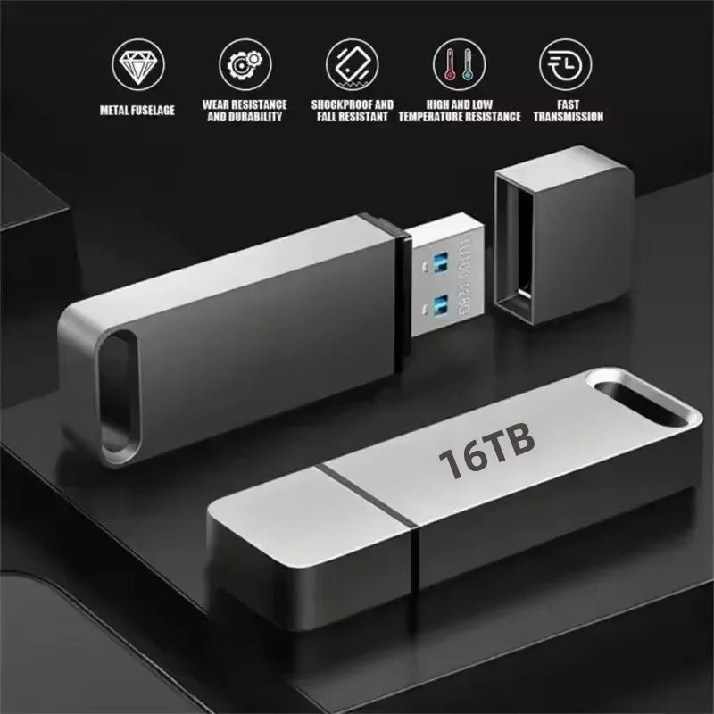 High-Speed USB 3.2 Waterproof and Shockproof Drive for Windows and Mac