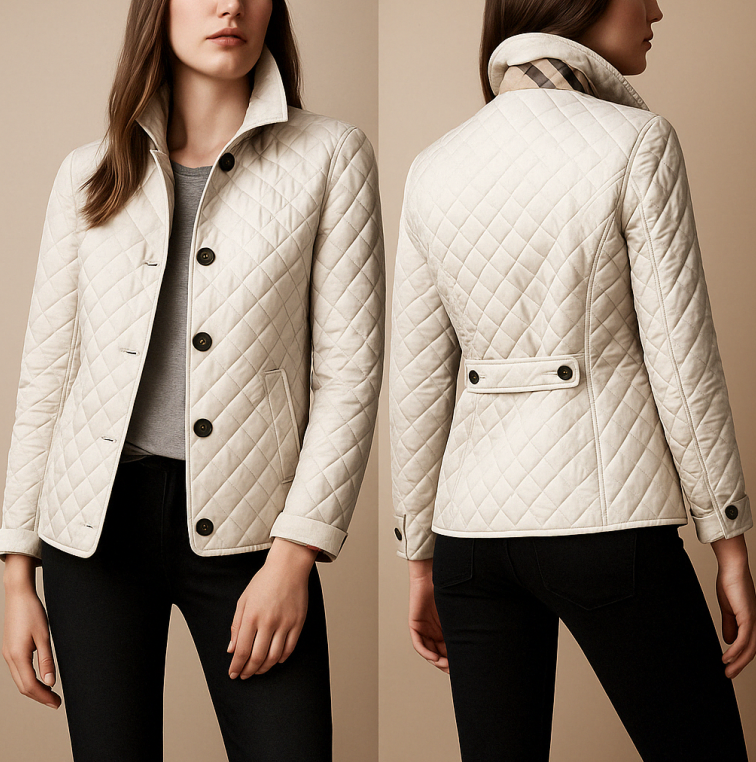 Women's Quilted Jacket | Lapel