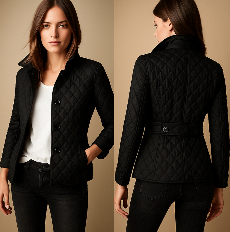 Women's Quilted Jacket | Lapel