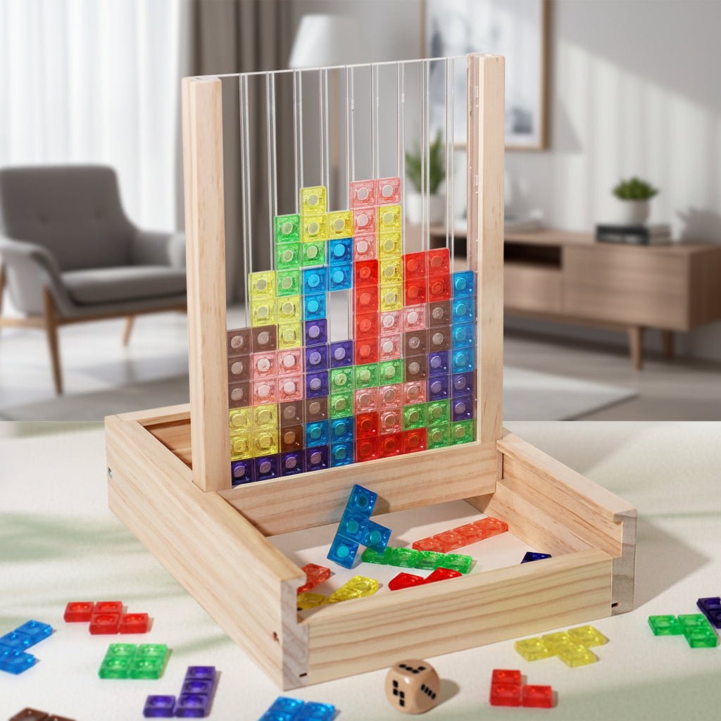 Wooden Puzzle for Cognitive Development and Eco-Friendly Entertainment