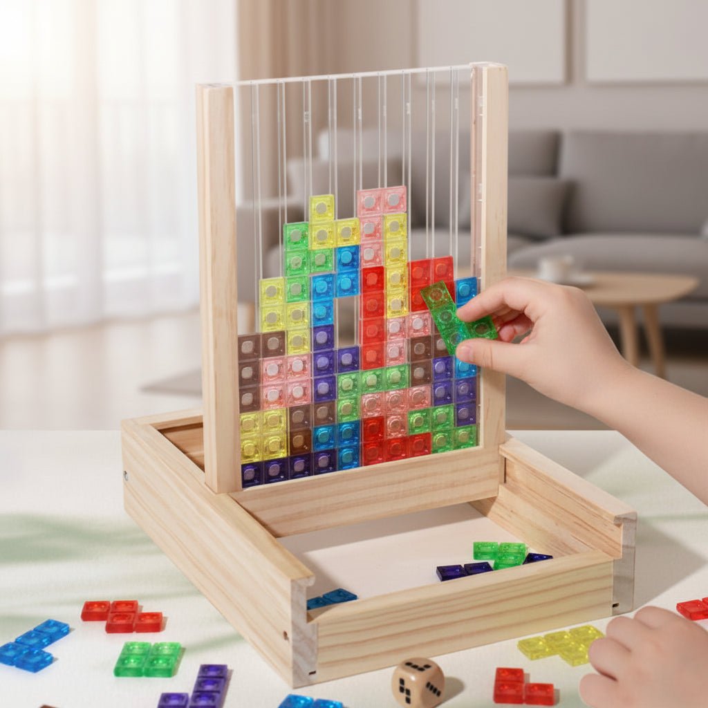 Wooden Puzzle for Sustainable Fun and Cognitive Development