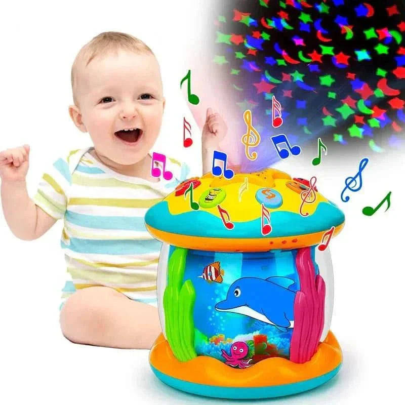 Enchanting Baby Toy Drum with Light and Sound