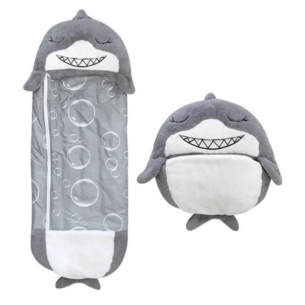 2-in-1 Plush Sleeping Bag with Cuddle Toy – Kids' Sleeping Bag