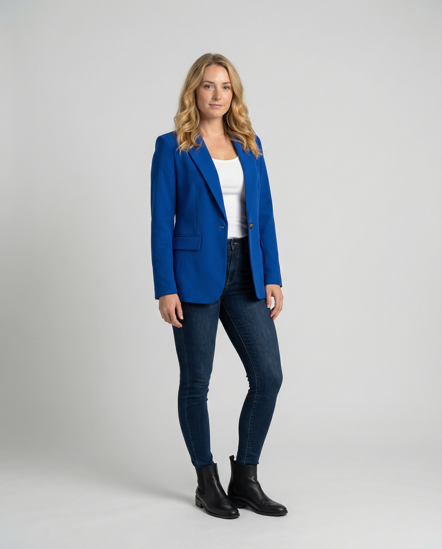 Ladies' Office Blazer Jacket | Notched Collar