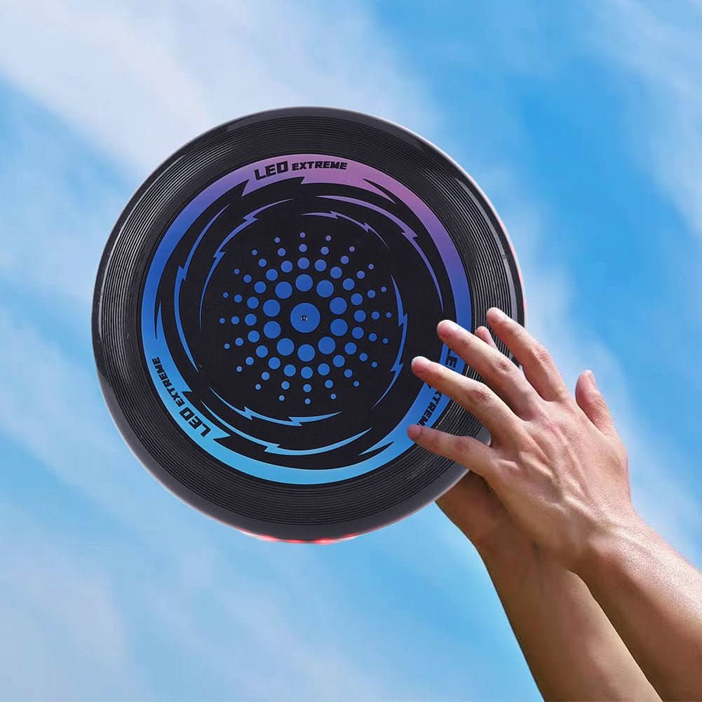 LED Glowing Frisbee for Night Games & Outdoor Fun