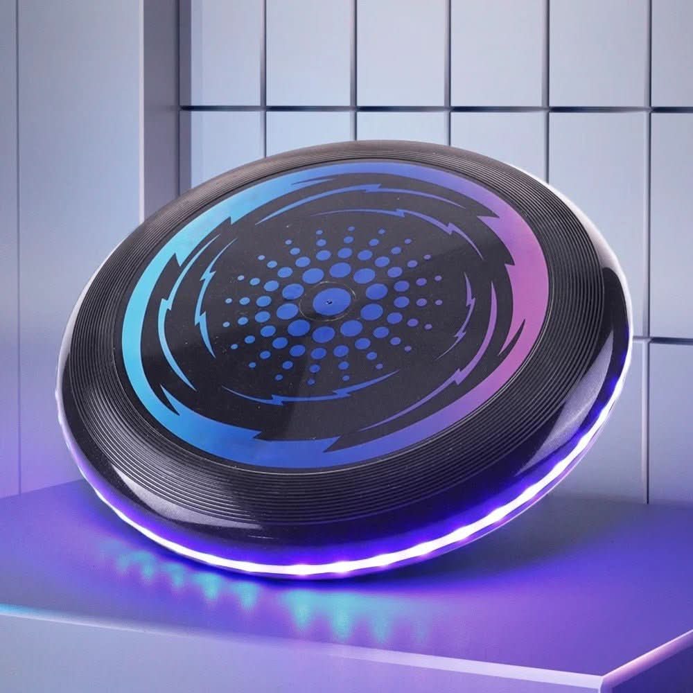 LED Glowing Frisbee for Night Games & Outdoor Fun