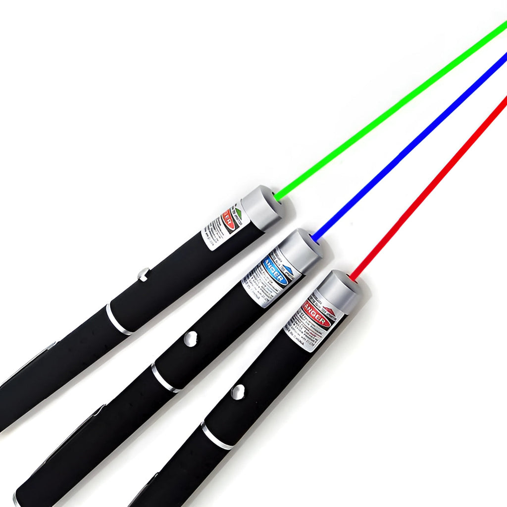 Multi-Color Laser Pointer with Adjustable Focus