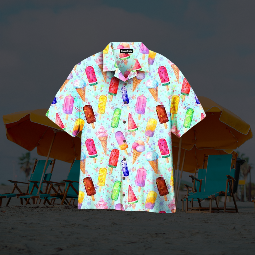 Men's Graphic Pattern Summer Shirt | Short Sleeve