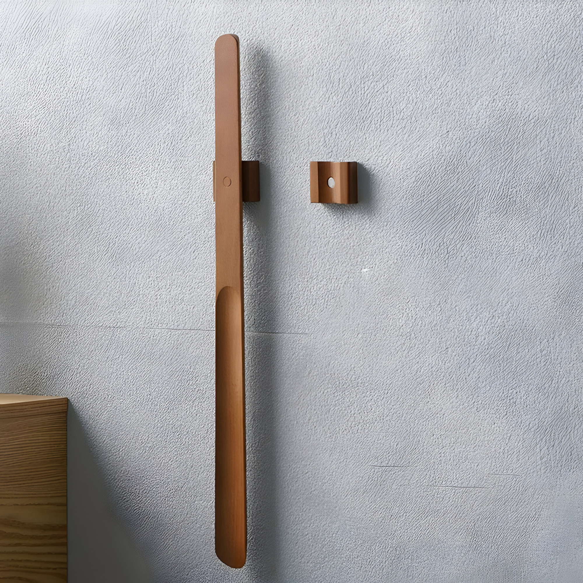 Magnetic Wooden Long Shoe Horn