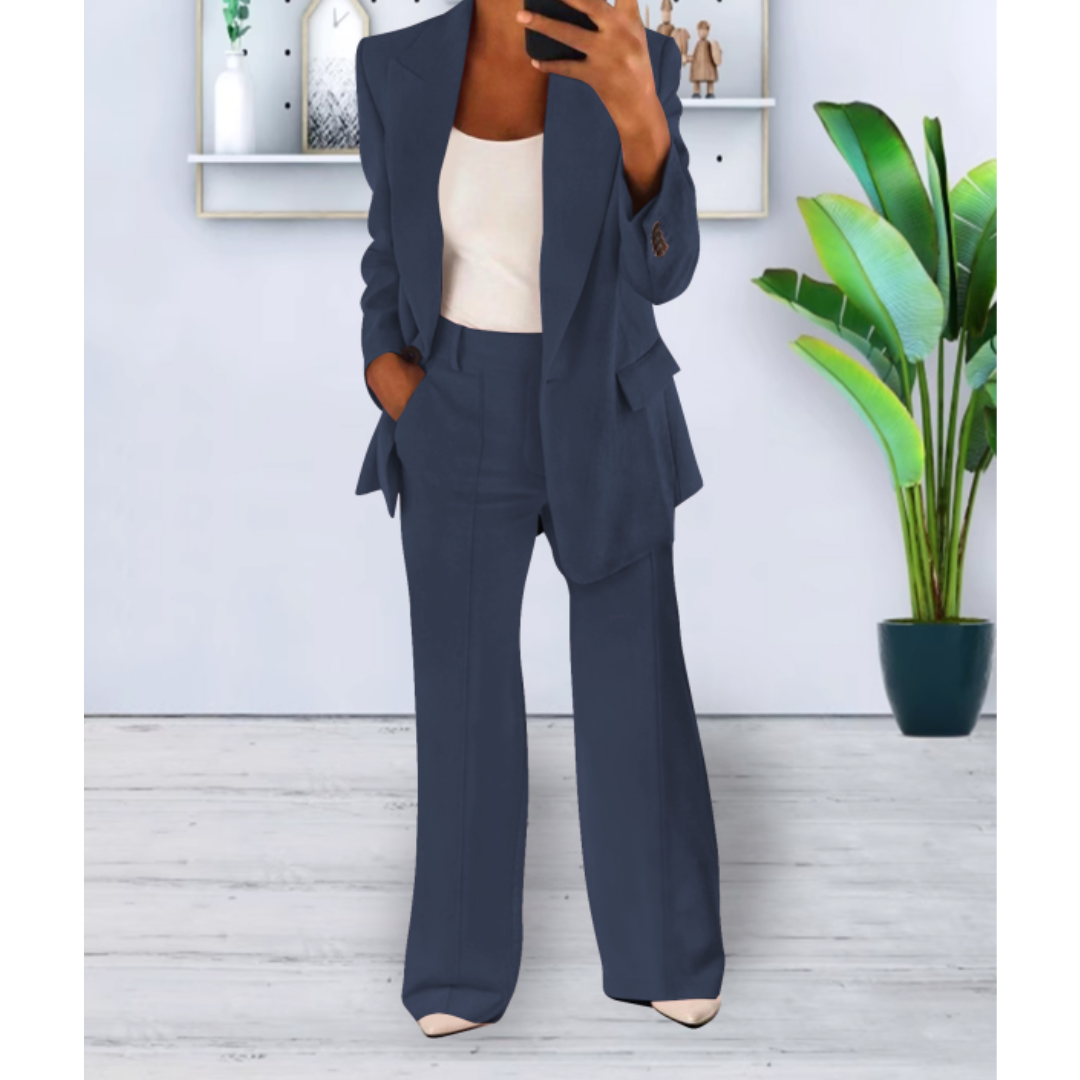 Women's Business Casual Two-Piece Suit | Loose Fit