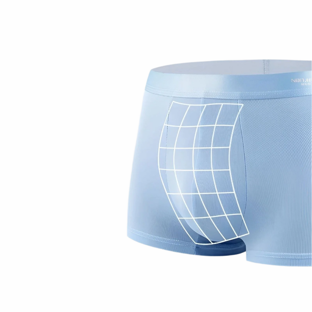 Men's Ice Silk Boxer Shorts – Seamless, Soft & Breathable | Set of 4