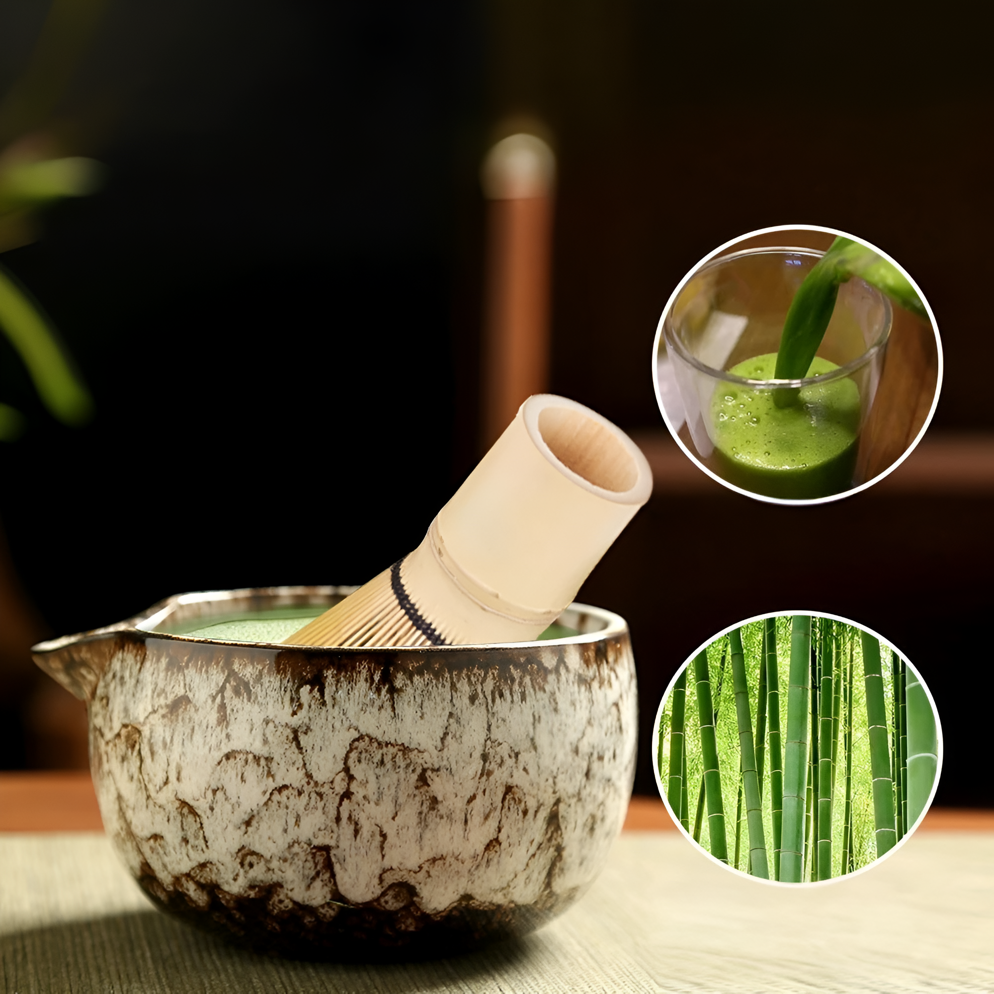 Traditional Matcha Tea Set – 6-Piece Accessory Collection for Authentic Preparation | Premium Quality