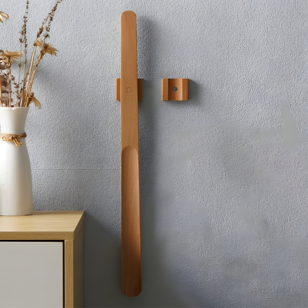 Magnetic Wooden Long Shoe Horn