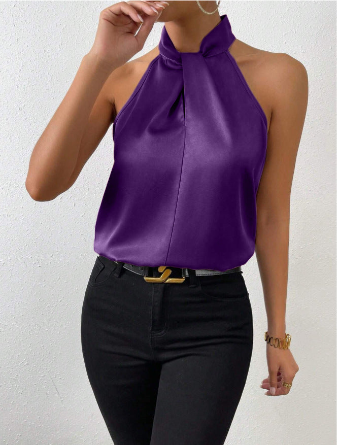 Women's Party Halter Top | Sleeveless