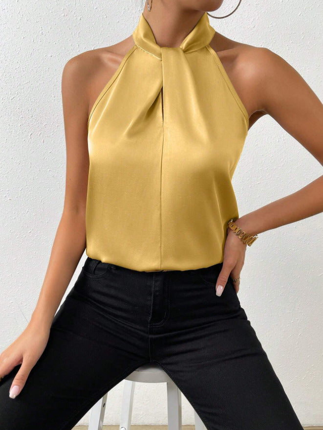 Women's Party Halter Top | Sleeveless