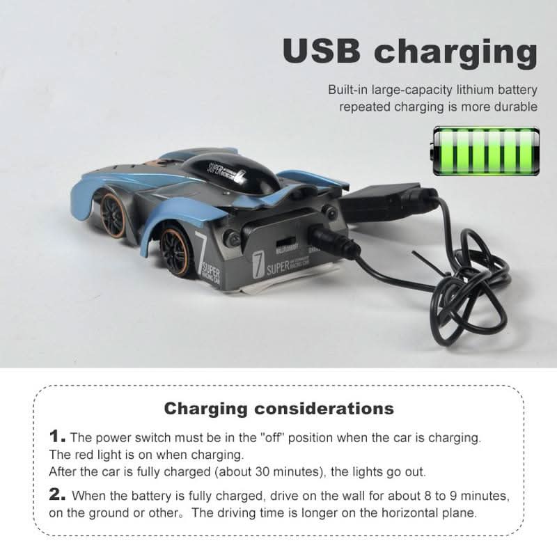 Remote Control Stunt Car for Wall and Ceiling Driving
