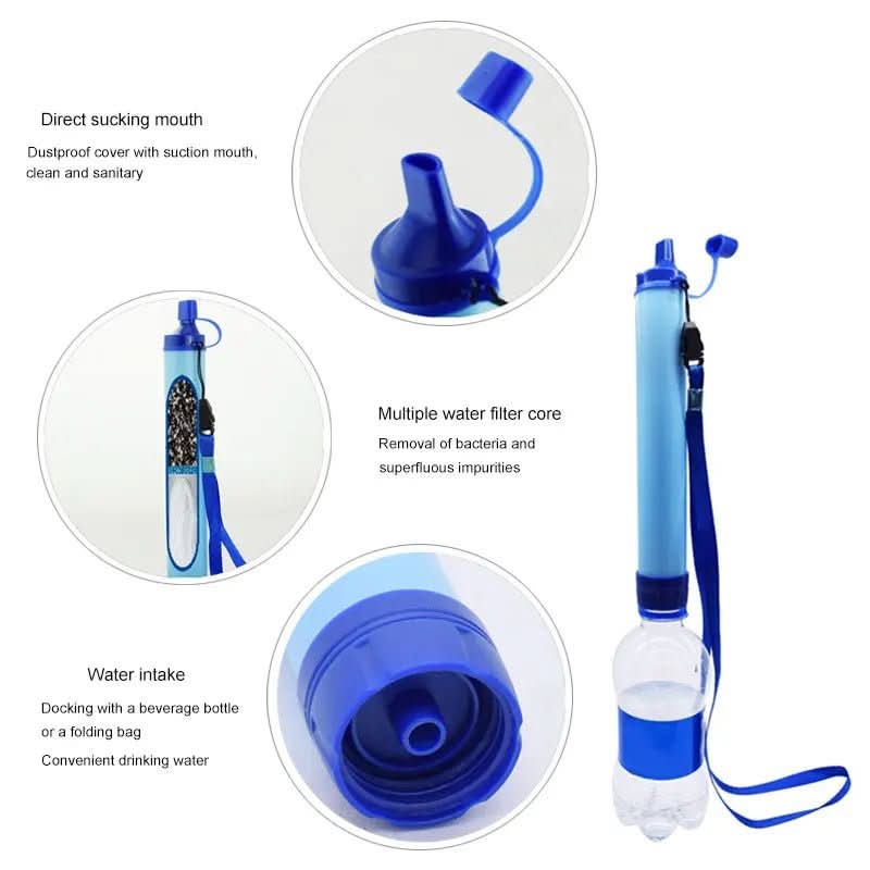 Portable Water Filter – 4-Stage Filtration System for Emergencies and Outdoor Adventures