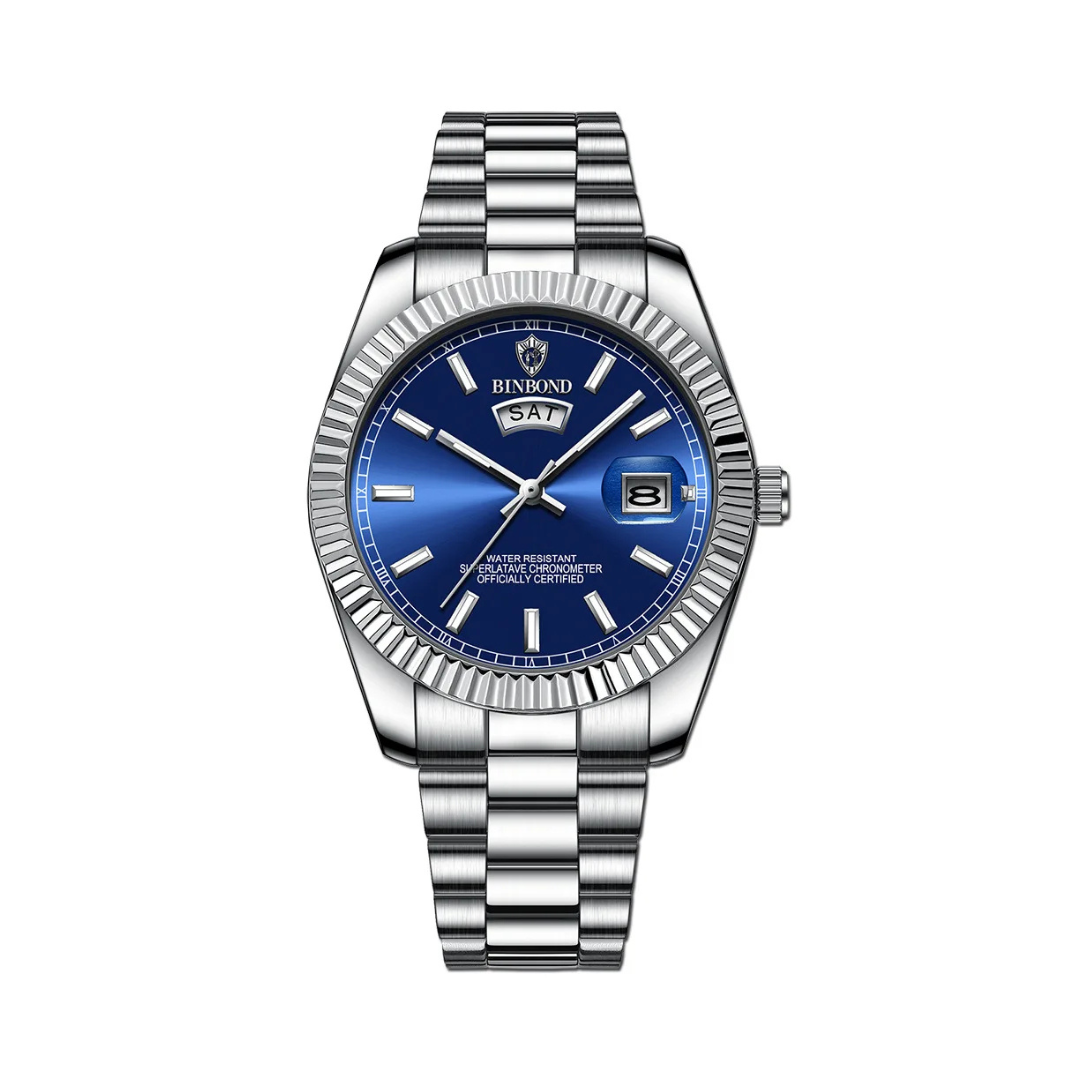 Men's Steel Belt Watch | Colorful Dial