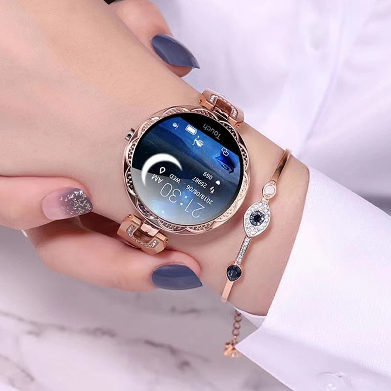 Waterproof Women's Fitness Smartwatch with Pulse Monitoring