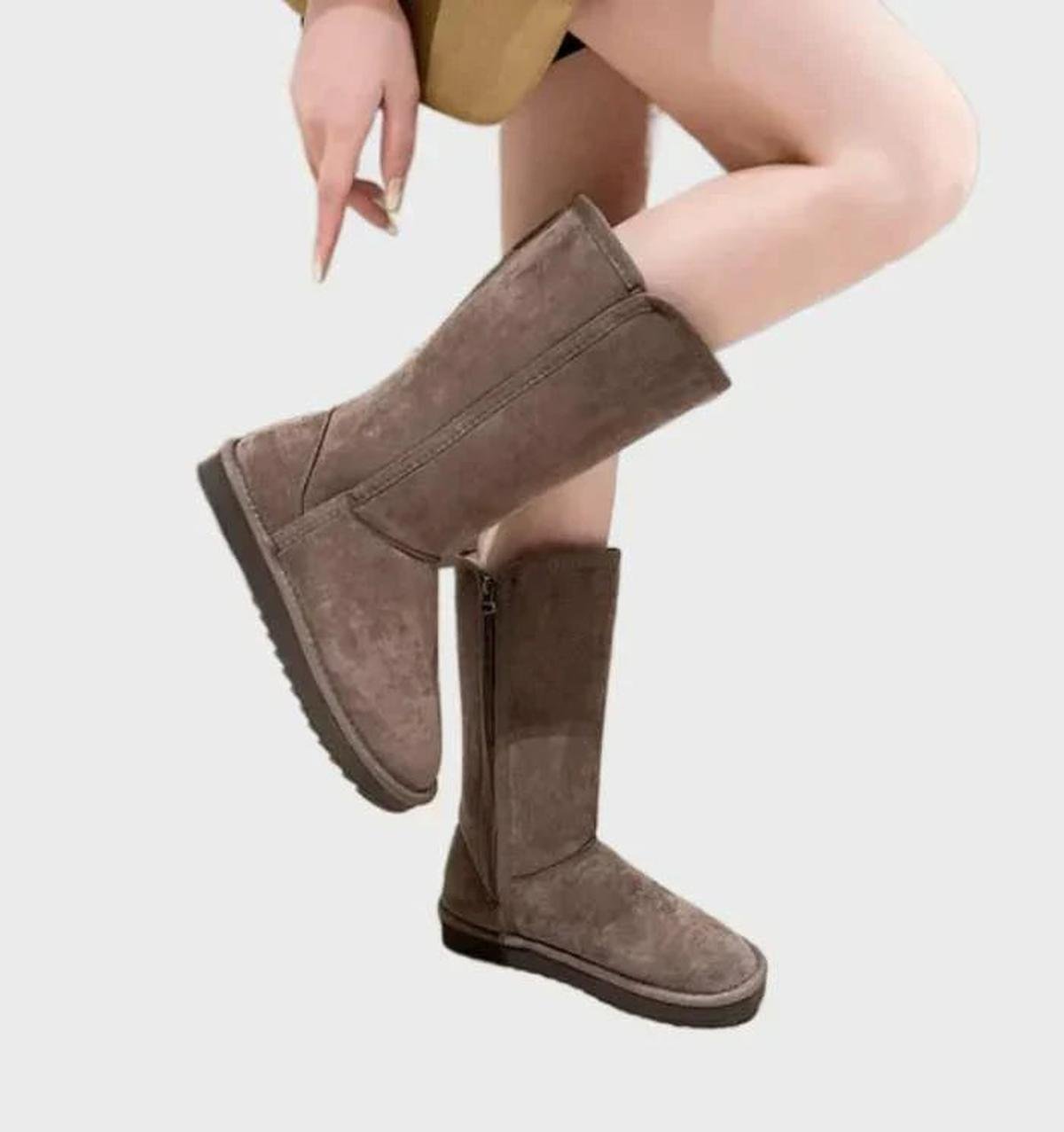 Women's Knee High Snow Boots | Suede