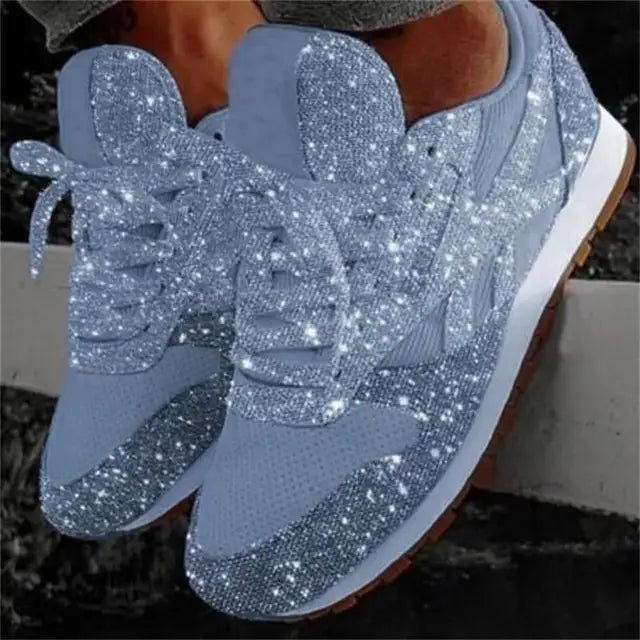 Women's Glitter Sneakers | Comfortable