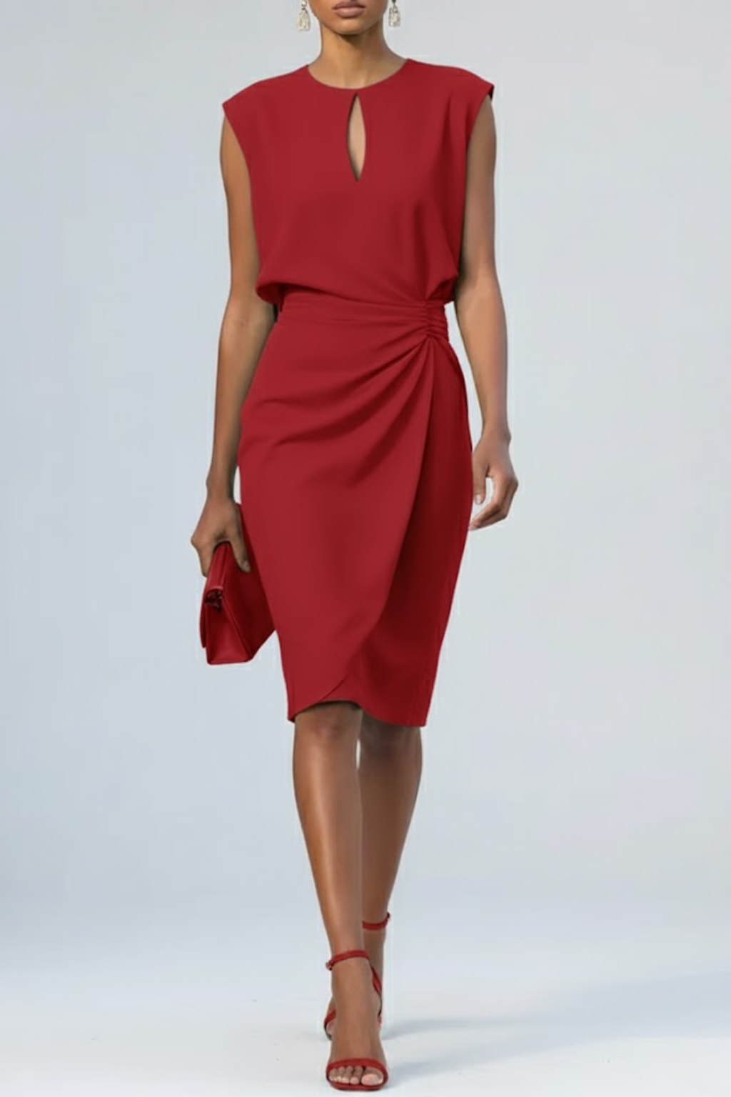 Women's Cocktail Sheath Dress | Midi