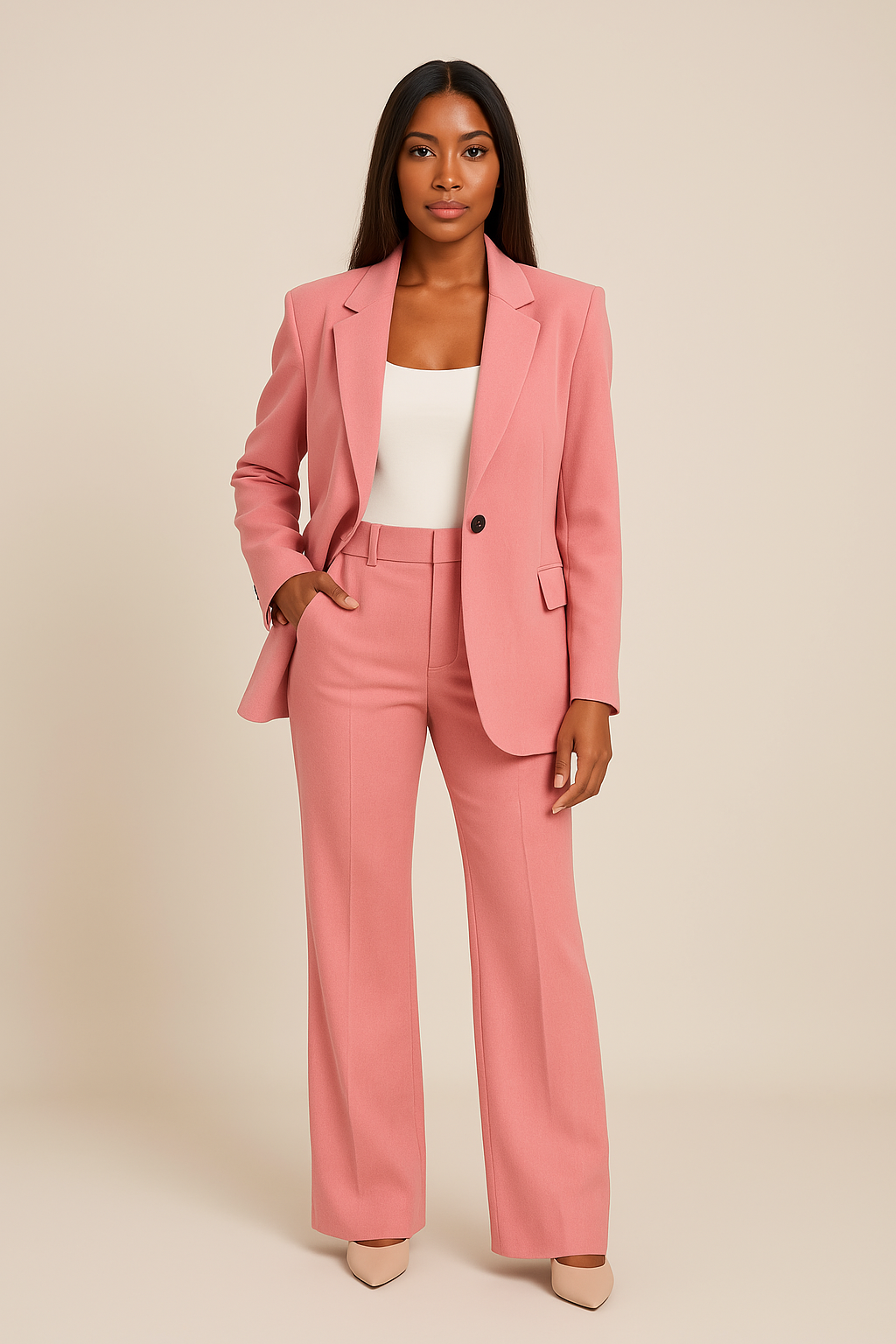 Women's Office Business Pantsuit | Two-Piece Set