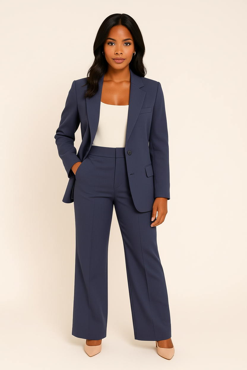 Women's Office Business Pantsuit | Two-Piece Set