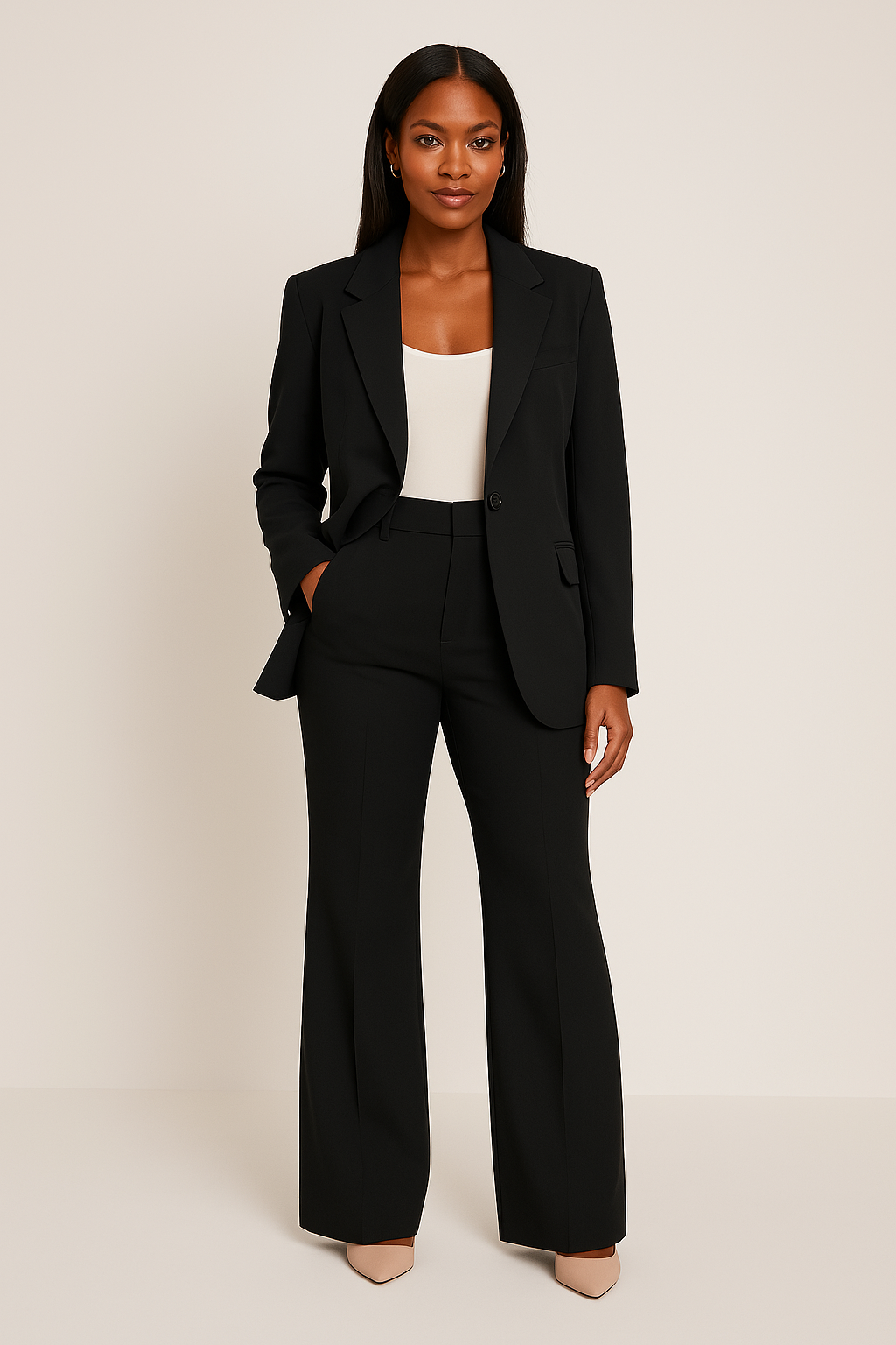 Women's Office Business Pantsuit | Two-Piece Set