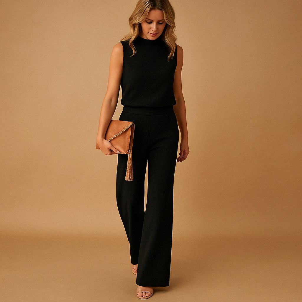 Women's Casual Sleeveless Jumpsuit | Round Neck