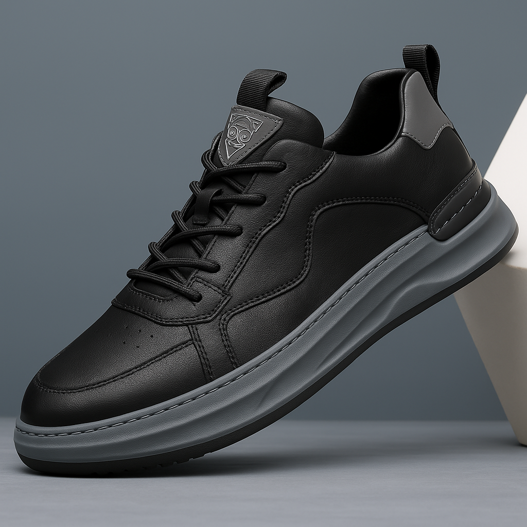 Men's Leather Trainers | Leisure
