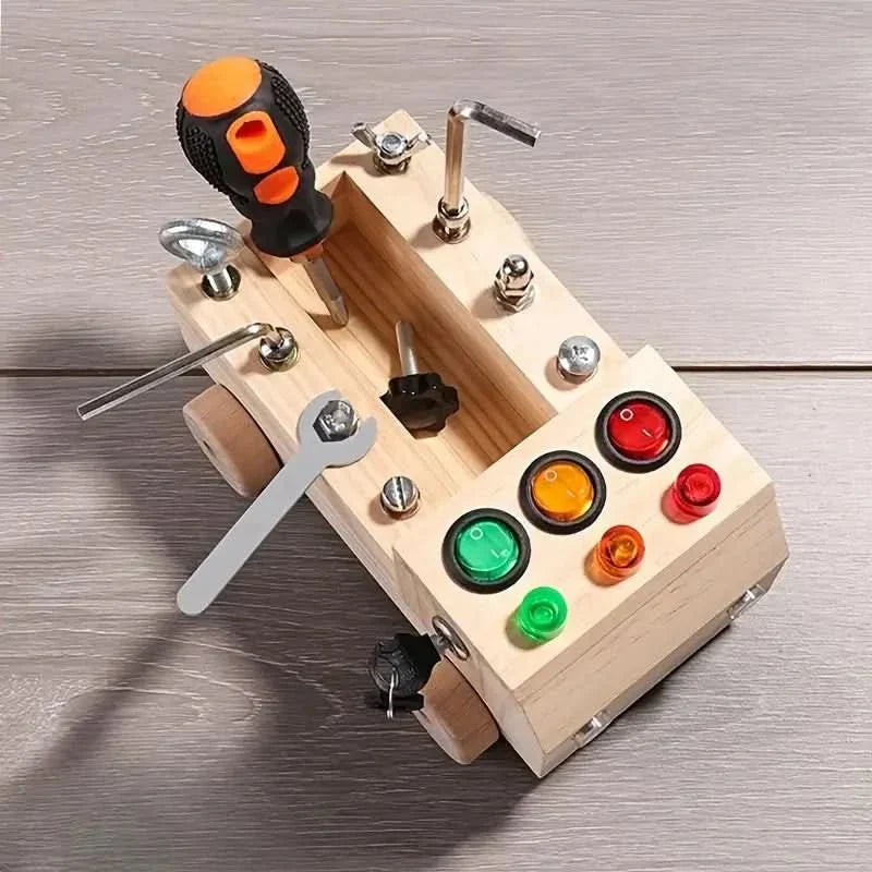 Interactive Busy Board for Enhancing Fine Motor Skills