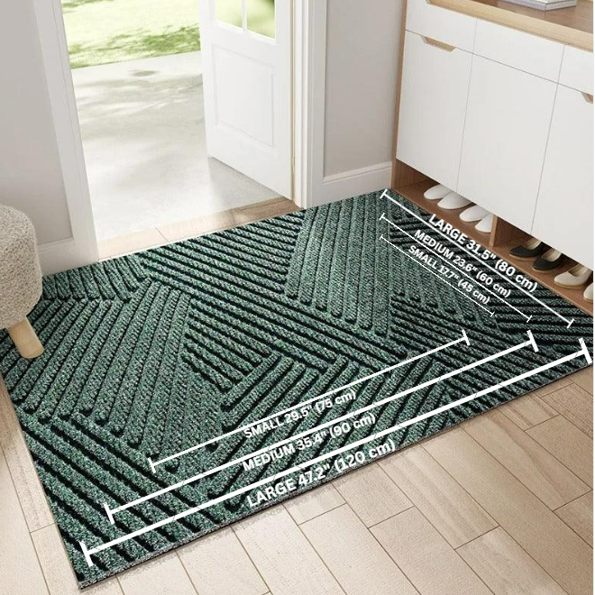 Non-Slip Doormat | Dirt-Trapping Mat for Indoor and Outdoor Use
