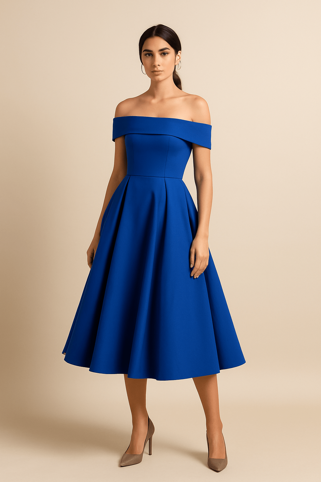 Party Off-Shoulder Dress | A-Line