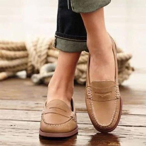 Women's Leather Loafers | Moccasin Style