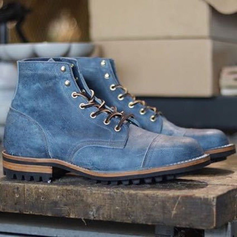Men's Leather Boots | Lace-Up
