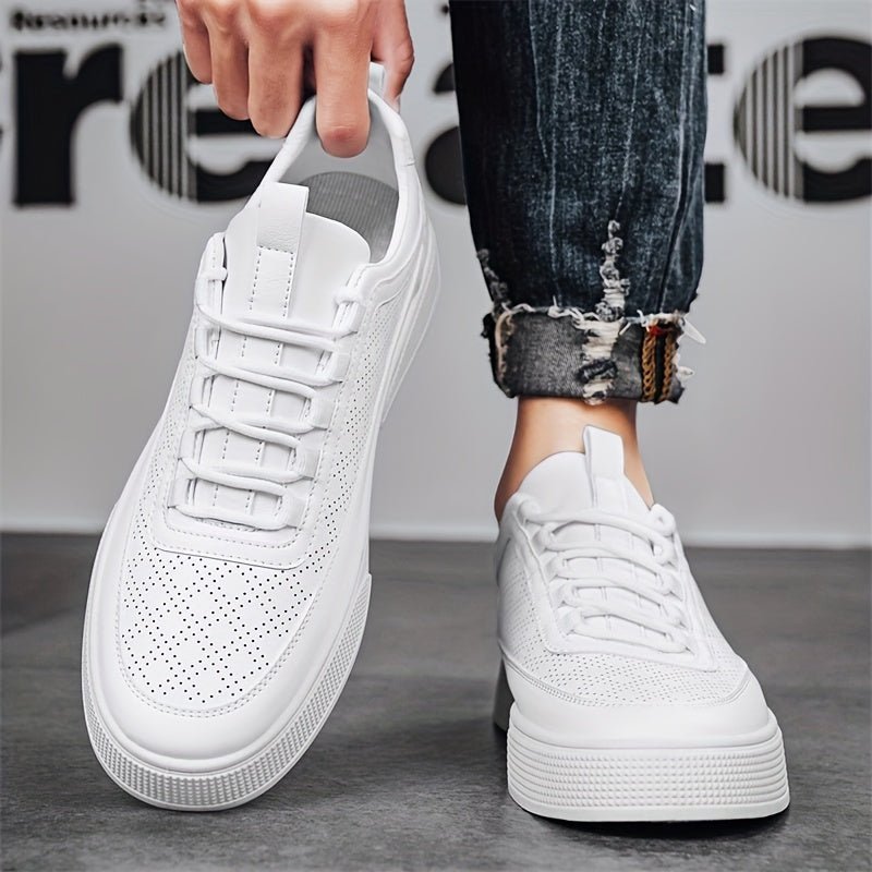 Men's Leather Sneakers Trainers | Breathable