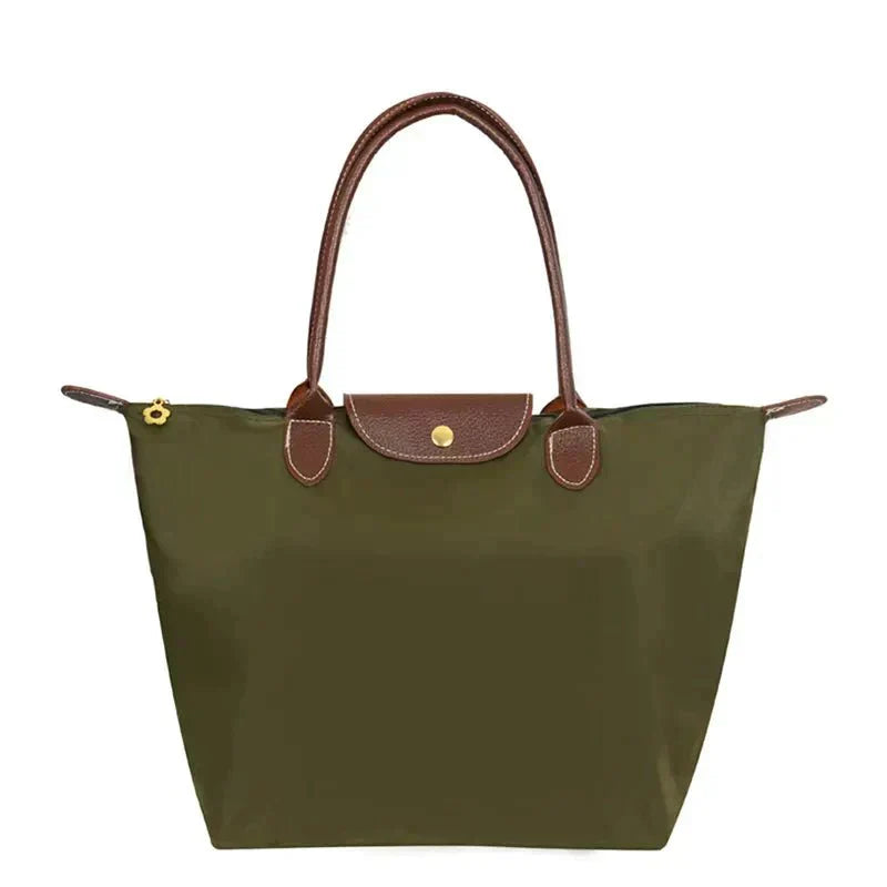 Women's Shoulder Bag Handbag | Button Closure