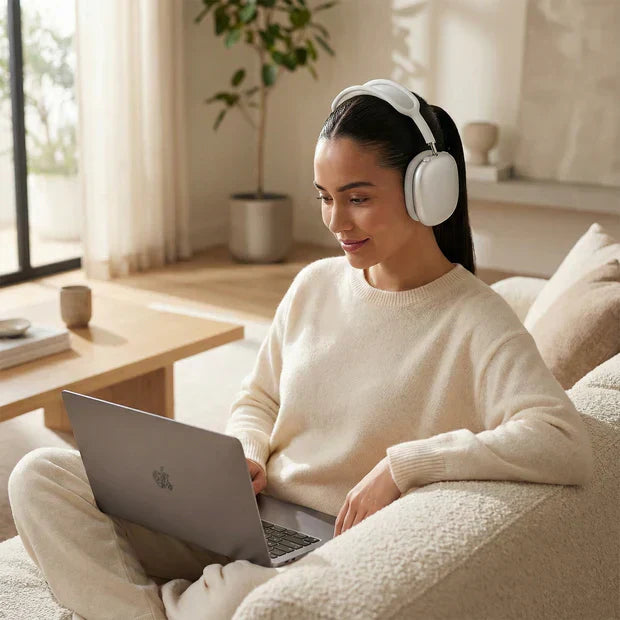 Over-Ear Bluetooth Noise Cancelling Headphones with Active Noise Cancellation (ANC)