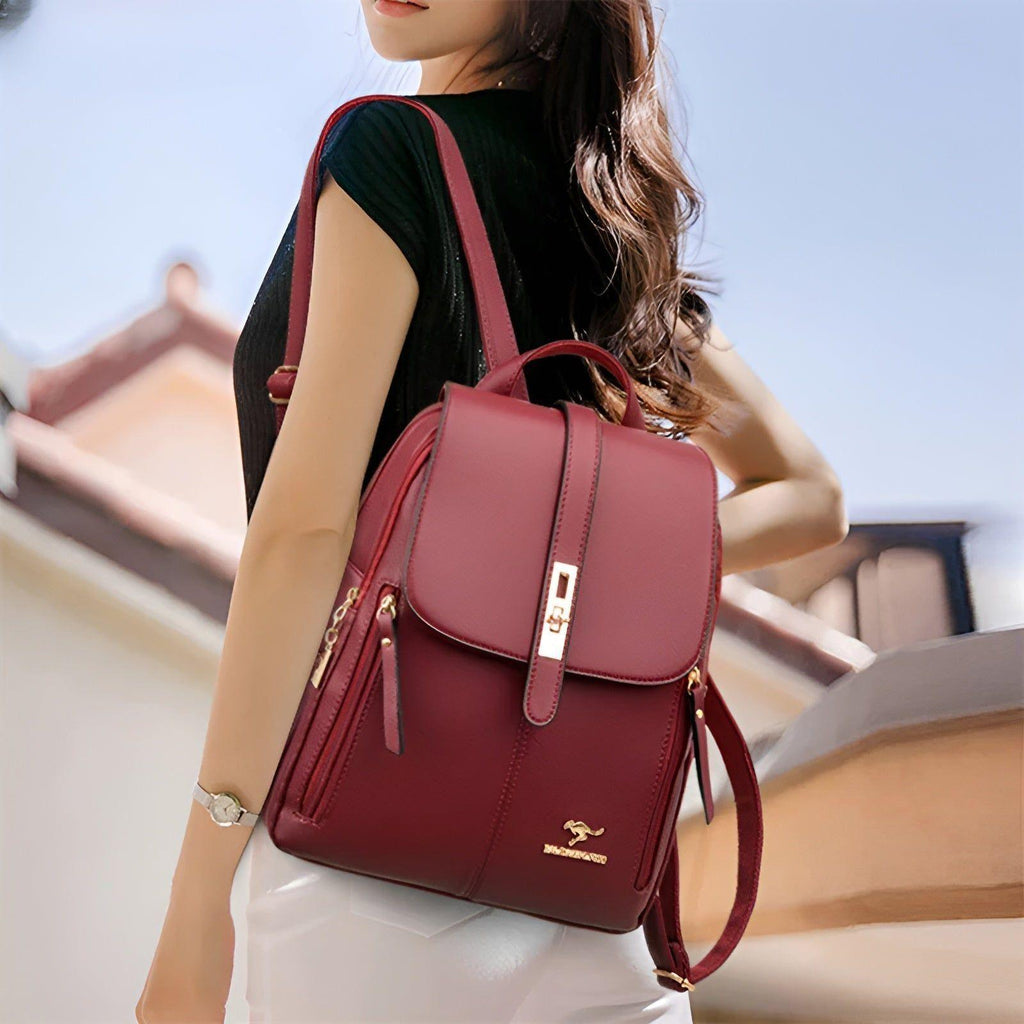 High-Quality Women's Backpack – Luxurious Design for Everyday and Office Use