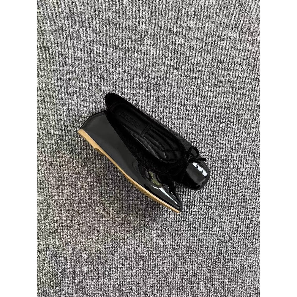 Patent Leather Ballerinas for Women - Eva