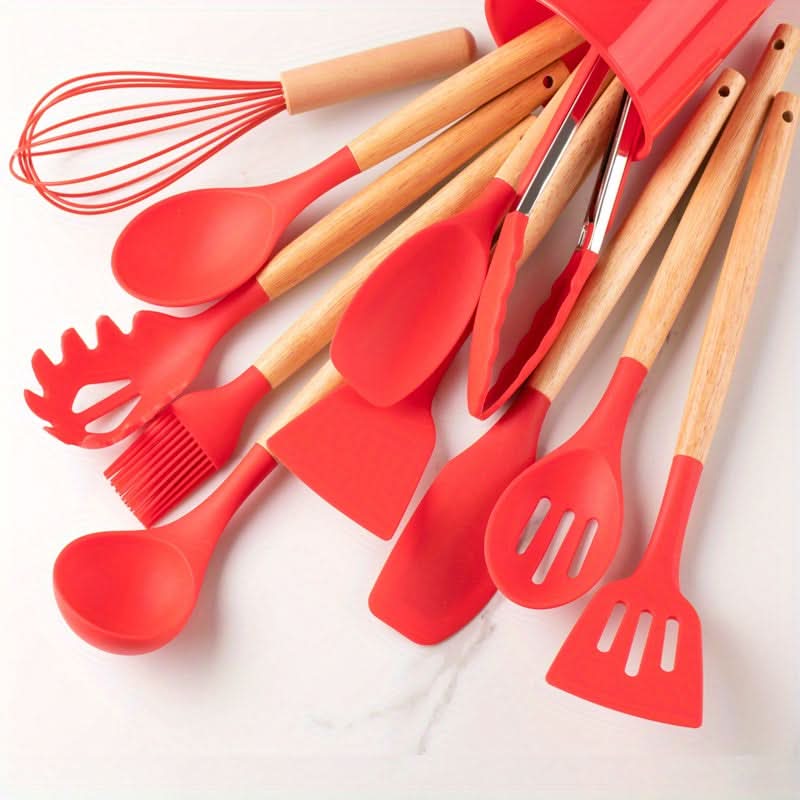 12-Piece Kitchen Silicone Set | Heat Resistant & Dishwasher Safe