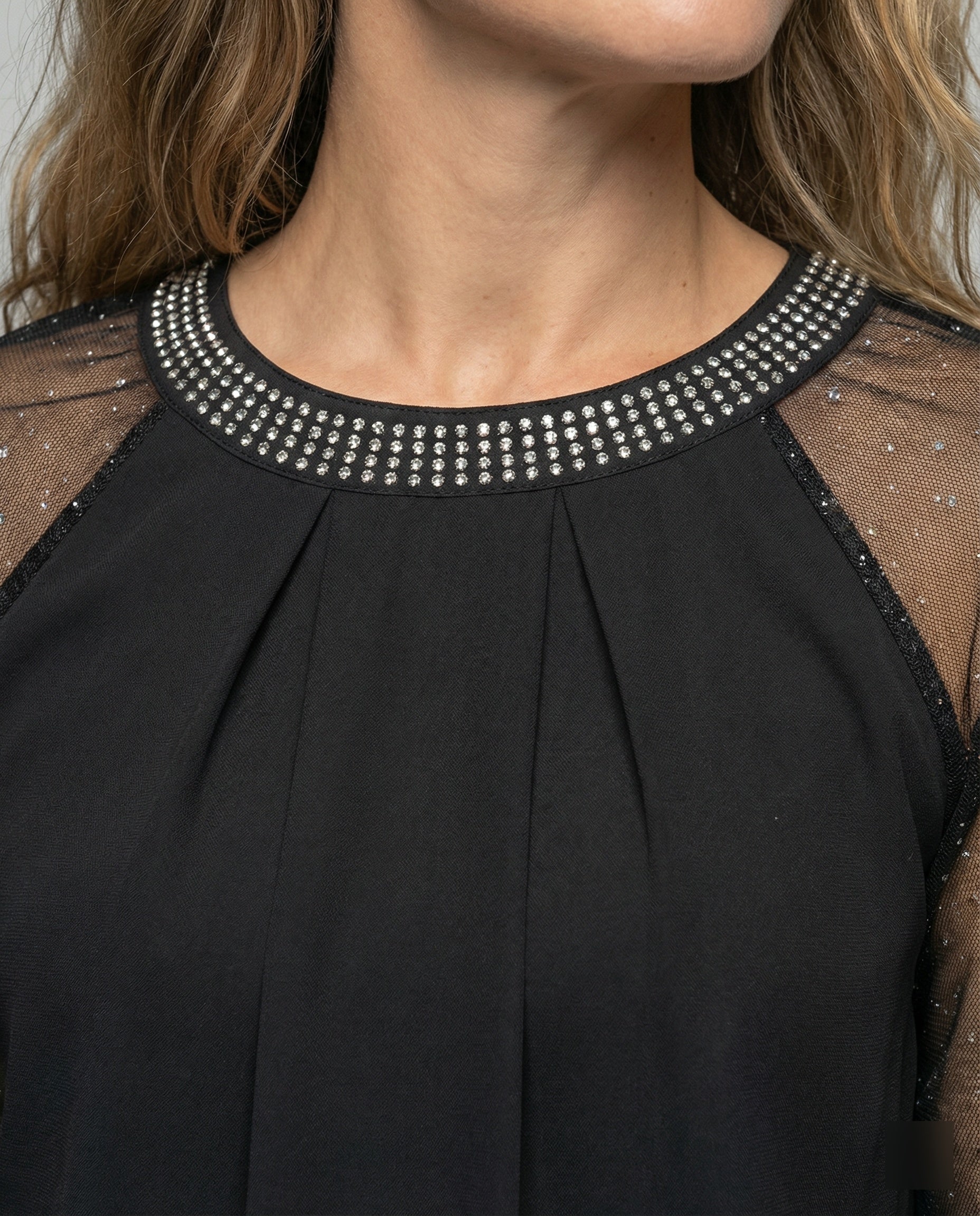 Women's Black Dressy Blouse | Long Sleeve