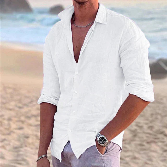 Men's Casual Summer Shirt | Long Sleeve
