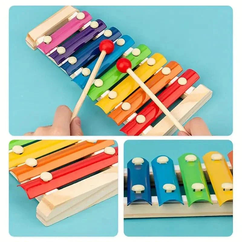 5-in-1 Montessori Learning Set – Creative Development for Babies from 6 Months