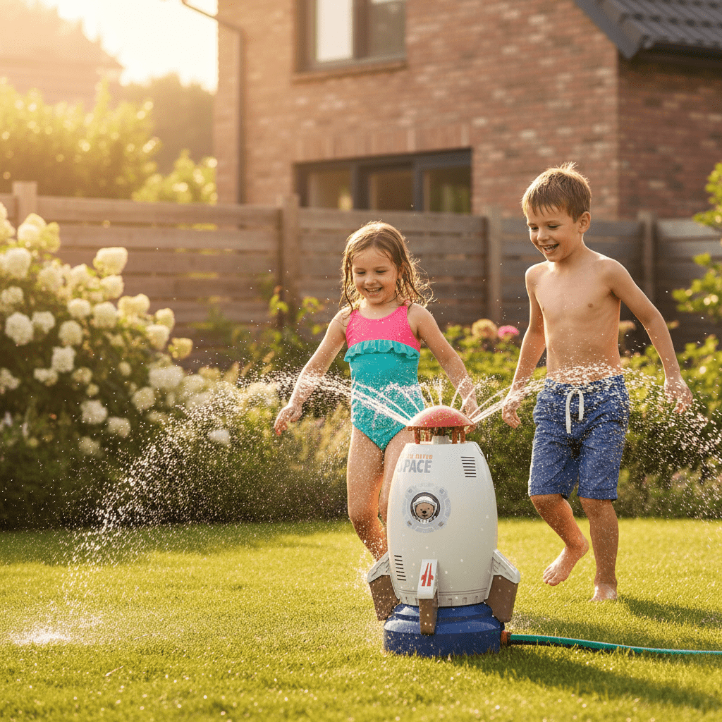 Rotating Water Toy for Endless Summer Garden Fun